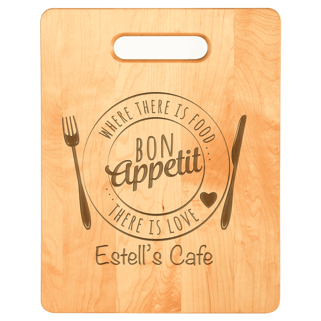 Personalized Maple Cutting Board (11½" x 8¾")