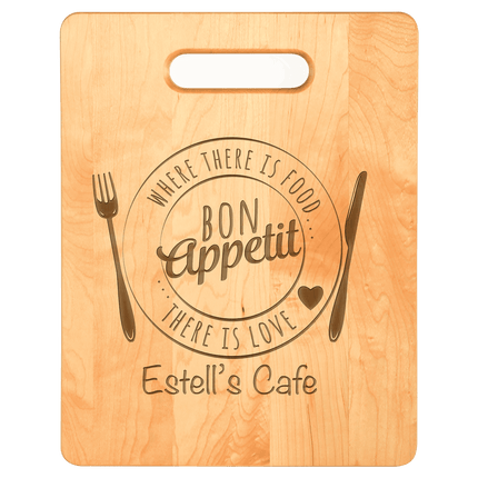 Personalized Maple Cutting Board (11½" x 8¾")
