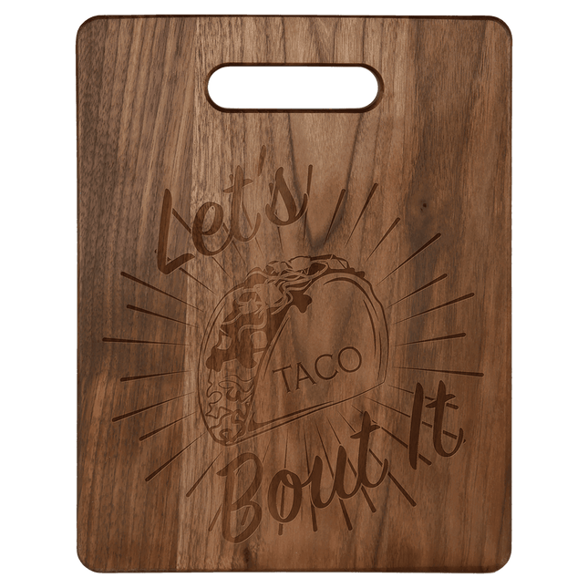 Personalized Walnut Cutting Board (11½" x 8¾")