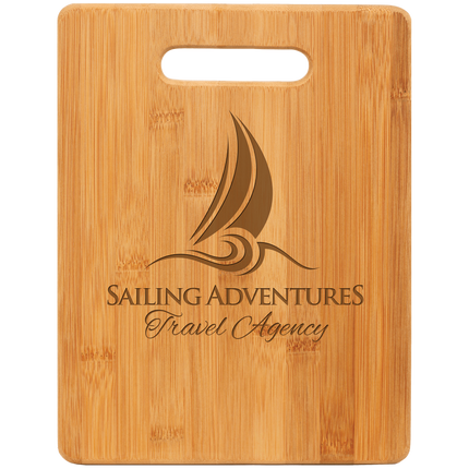 11 1/2" x 8 3/4" Bamboo Rectangle Cutting Board