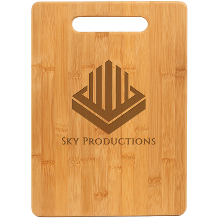 13 3/4" x 9 3/4" Bamboo Rectangle Cutting Board