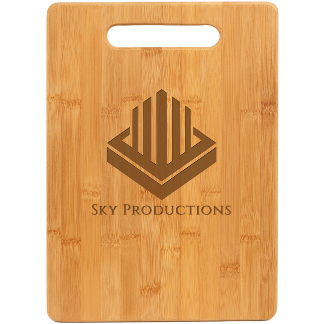 13 3/4" x 9 3/4" Bamboo Rectangle Cutting Board