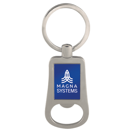2 1/8" Laserable Bottle Opener Keychain