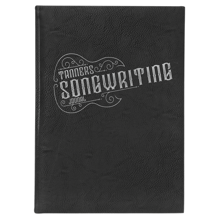 Engraved Leatherette Journal With Lined Paper 7" x 9 3/4"