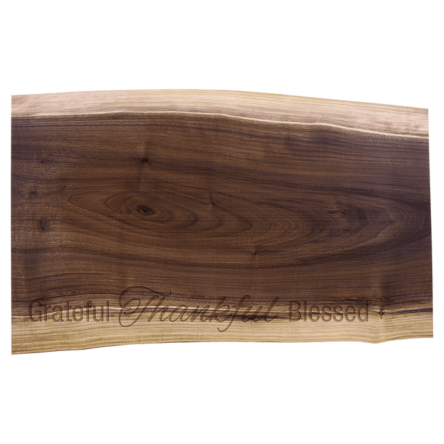 20" x 12" Black Walnut Cutting and Charcuterie Board