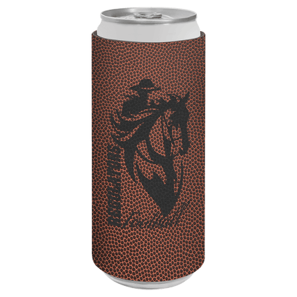 Laserable Leatherette Slim Beverage Holder