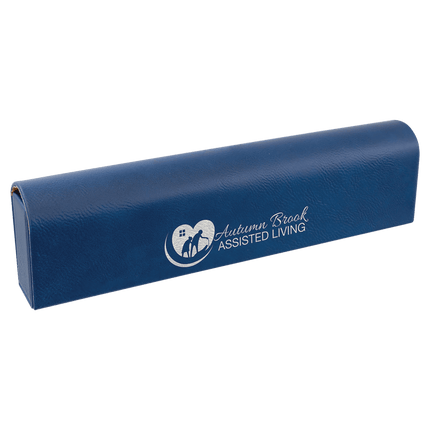 9 3/4" x 2 1/2" Laserable Leatherette Pill Box