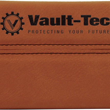 3 3/4" x 2 3/4" Laserable Leatherette Hard Business Card Holder