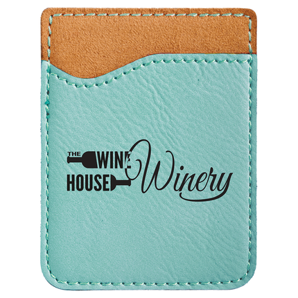 Laserable Leatherette Phone Wallet
