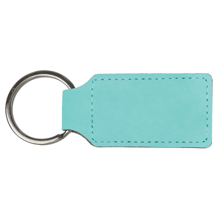 Leatherette Keychain – Custom Engraved Faux Leather Key Ring