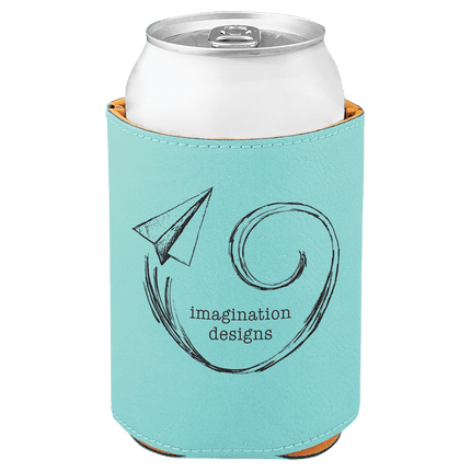 3 3/4" Laserable Leatherette Beverage Holder