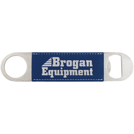 1 1/2" x 7" Laserable Leatherette Bottle Opener