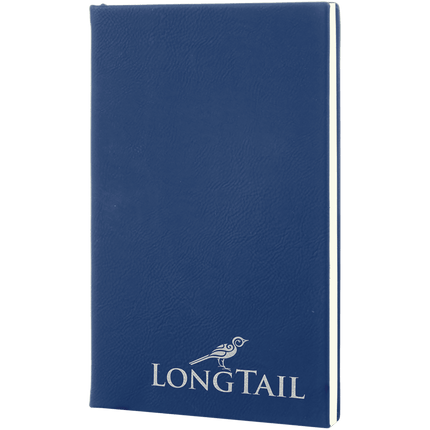 5 1/4" x 8 1/4" Laserable Leatherette Journal with Lined Notepad