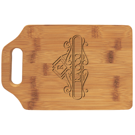 9" x 6" Bamboo Cutting Board with Handle
