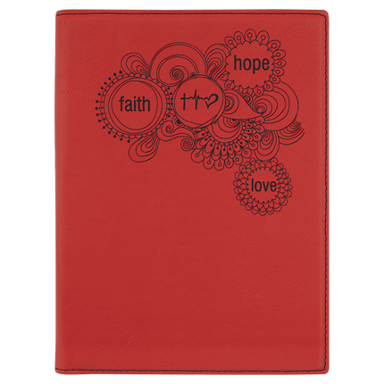 Leatherette Portfolio – 7" x 9"
