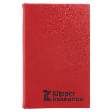Engraved Leatherette Sketch Book With Unlined Paper  5 1/4" x 8 1/4