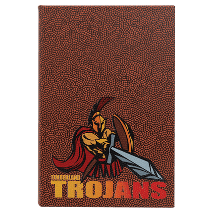 5 1/4" x 8 1/4" Laserable Leatherette Journal with Lined Notepad