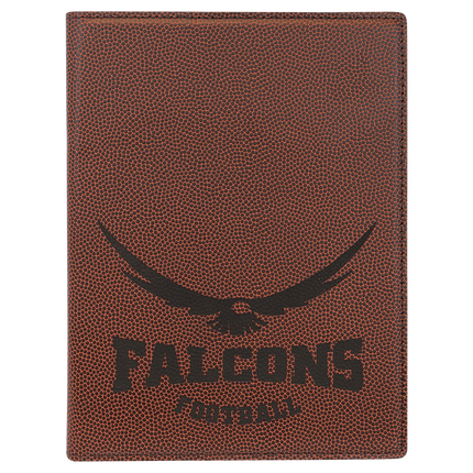 7" x 9" Laserable Leatherette Small Portfolio with Notepad