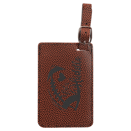 4 1/4" x 2 3/4" Laserable Leatherette Luggage Tag