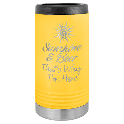 Personalized Polar Camel Slim Beverage Holder