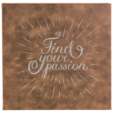 10" x 10" Laserable Leatherette Wall Decor with Sawtooth Hanger