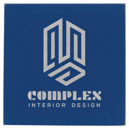 10" x 10" Laserable Leatherette Wall Decor with Sawtooth Hanger