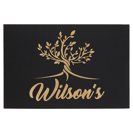12" x 18" Laserable Leatherette Wall Decor with Sawtooth Hanger