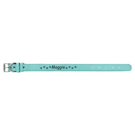 Small 15" x 3/4" Laserable Leatherette Dog Collar