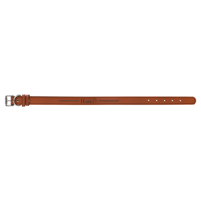 Large 23" x 1" Laserable Leatherette Dog Collar