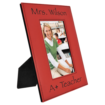 Personalized Leatherette Photo Frame (4" x 6")