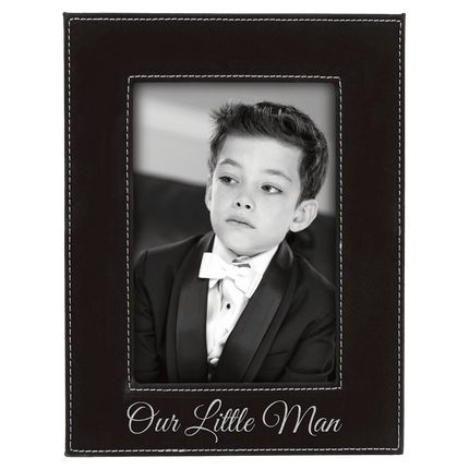 Personalized Leatherette Photo Frame (4" x 6")
