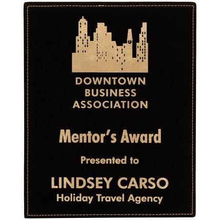 8" x 10" Laserable Leatherette Plaque