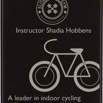 9" x 12" Laserable Leatherette Plaque