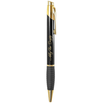 Brass Ballpoint Pen with Gripper