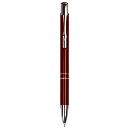 Burgundy with Silver Trim Laserable Pen