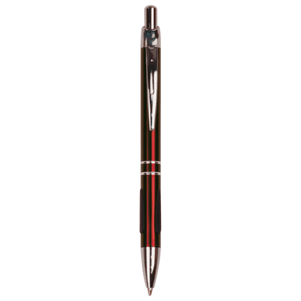 Burgundy with Silver Trim Laserable Pen with Gripper