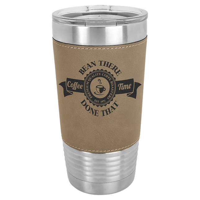Personalized Polar Camel 20 oz. Leatherette Tumbler