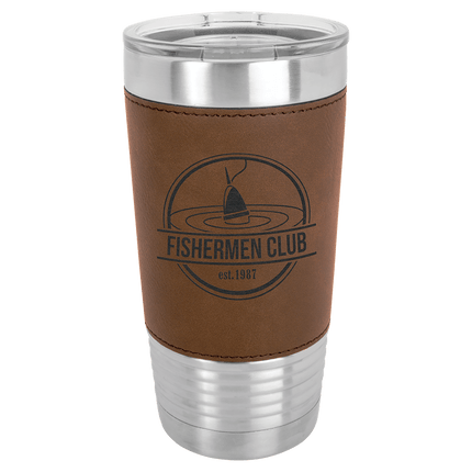 Personalized Polar Camel 20 oz. Leatherette Tumbler