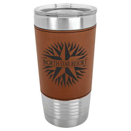 Personalized Polar Camel 20 oz. Leatherette Tumbler
