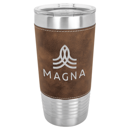 Personalized Polar Camel 20 oz. Leatherette Tumbler