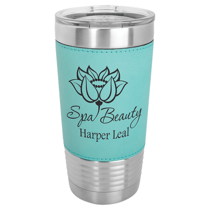 Personalized Polar Camel 20 oz. Leatherette Tumbler