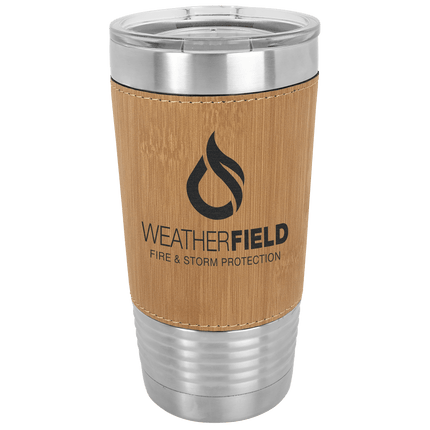 Personalized Polar Camel 20 oz. Leatherette Tumbler