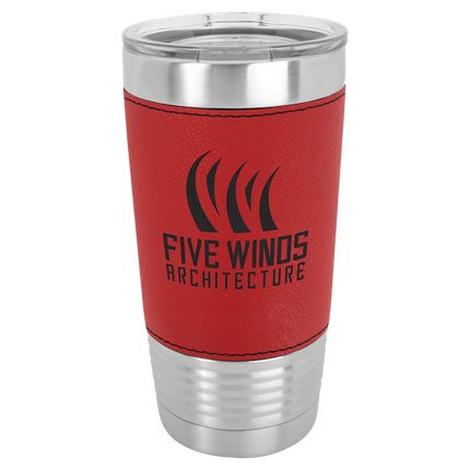 Personalized Polar Camel 20 oz. Leatherette Tumbler