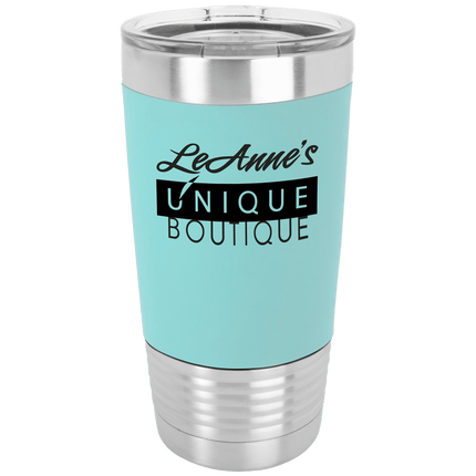 20 oz. Polar Camel Tumbler with Silicone Grip and Clear Lid