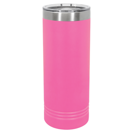 Custom 22oz Polar Camel Skinny Tumbler – Personalized Stainless Steel Insulated Tumbler with Lid