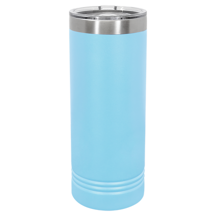 Custom 22oz Polar Camel Skinny Tumbler – Personalized Stainless Steel Insulated Tumbler with Lid