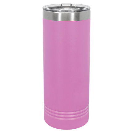 Custom 22oz Polar Camel Skinny Tumbler – Personalized Stainless Steel Insulated Tumbler with Lid