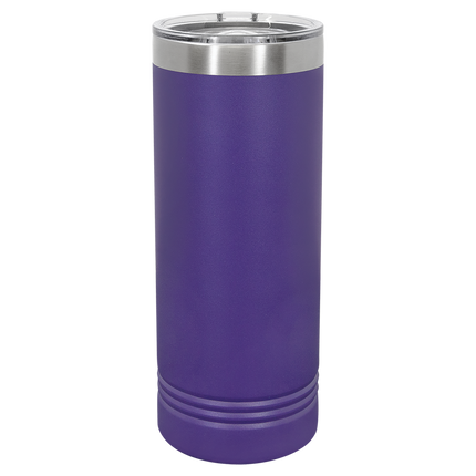 Custom 22oz Polar Camel Skinny Tumbler – Personalized Stainless Steel Insulated Tumbler with Lid