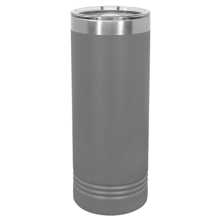 Custom 22oz Polar Camel Skinny Tumbler – Personalized Stainless Steel Insulated Tumbler with Lid