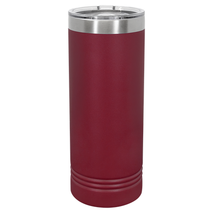 Custom 22oz Polar Camel Skinny Tumbler – Personalized Stainless Steel Insulated Tumbler with Lid